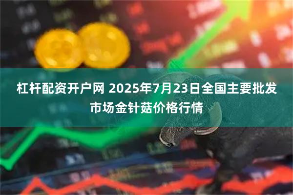 杠杆配资开户网 2025年7月23日全国主要批发市场金针菇价格行情